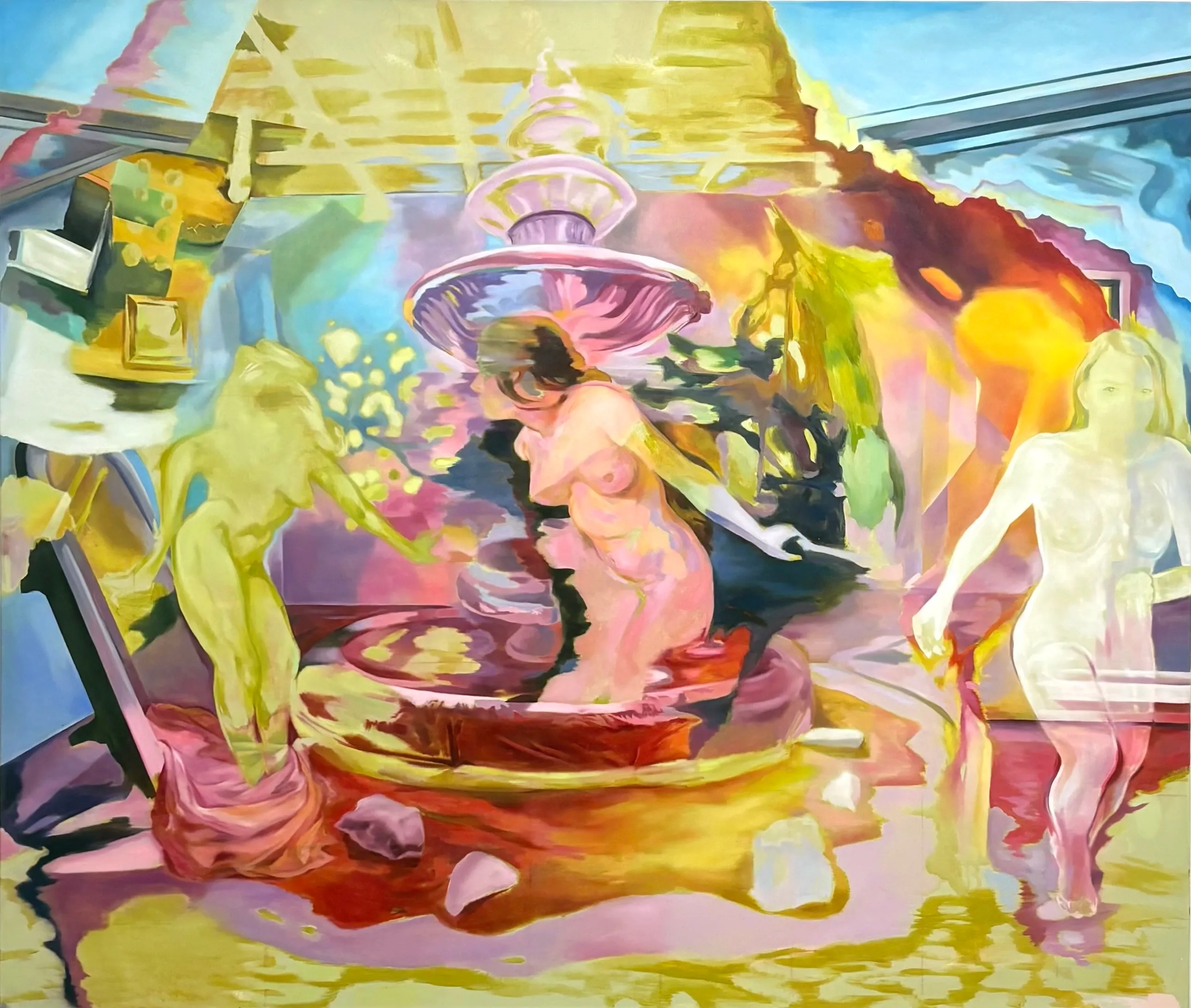 Útangátta, Oil on canvas, 2026