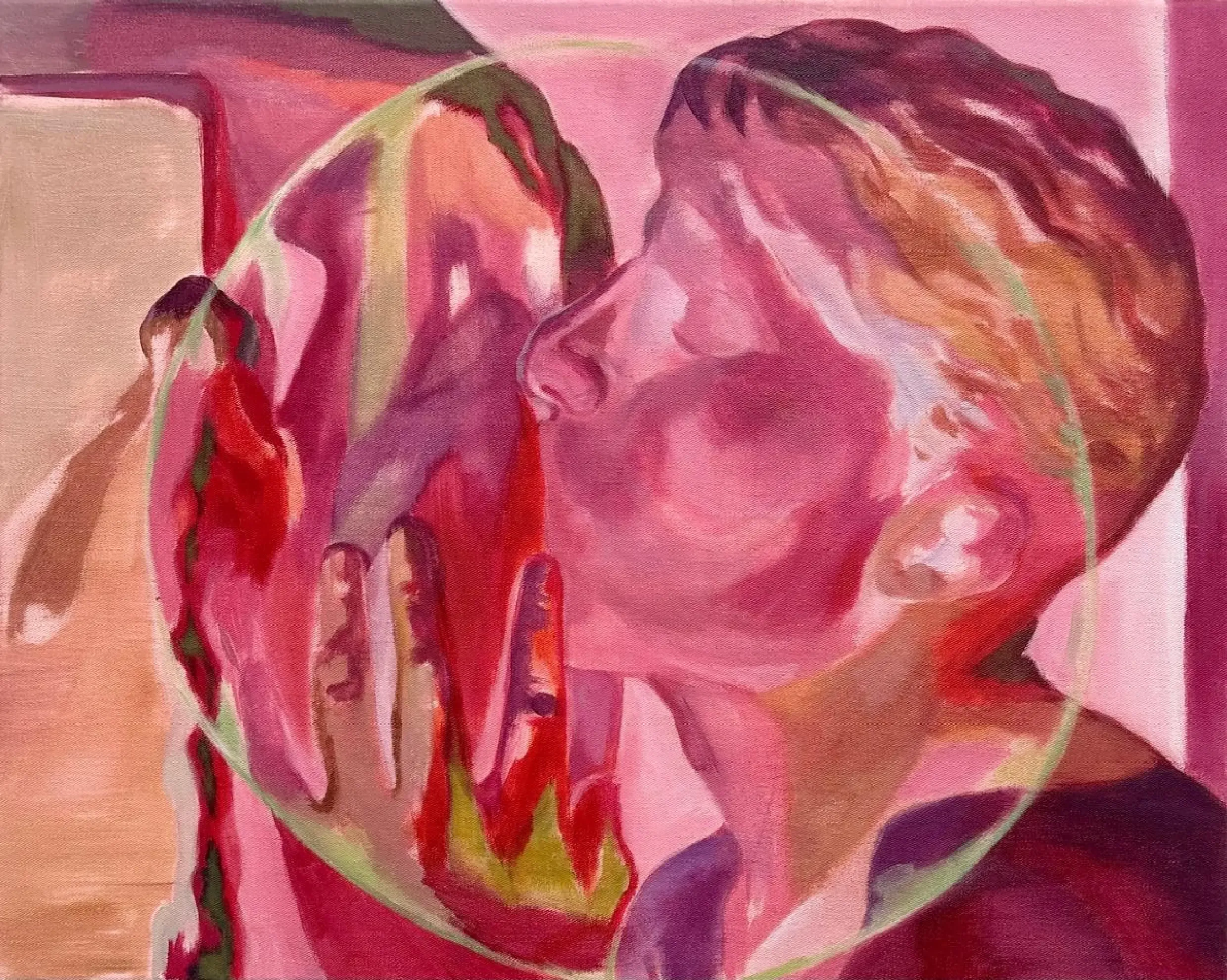 Kiss, Acrylic on canvas, 2026
